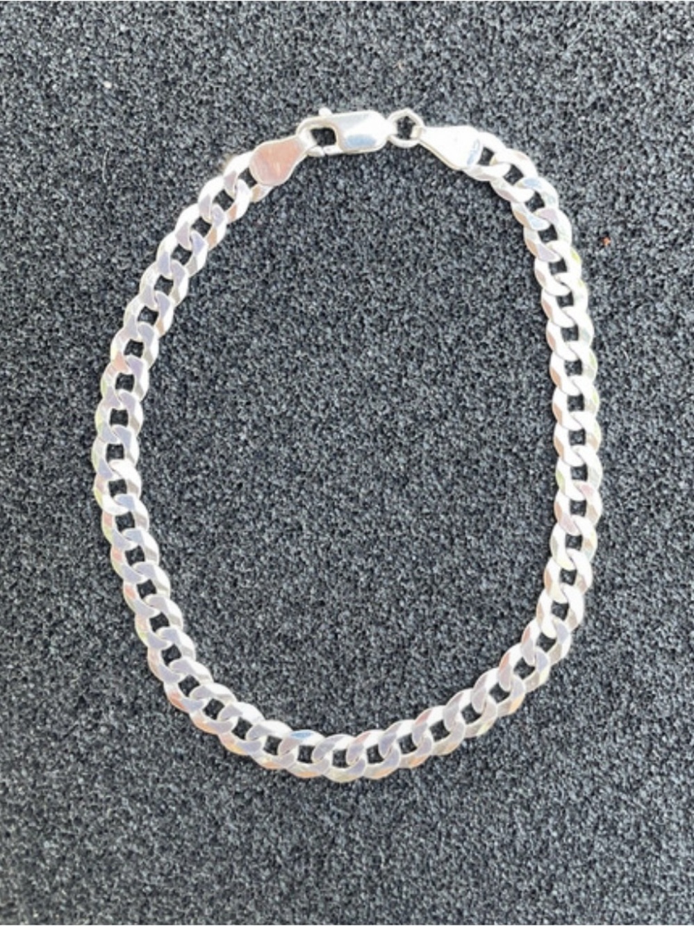 Sterling Silver Cuban Link Bracelet